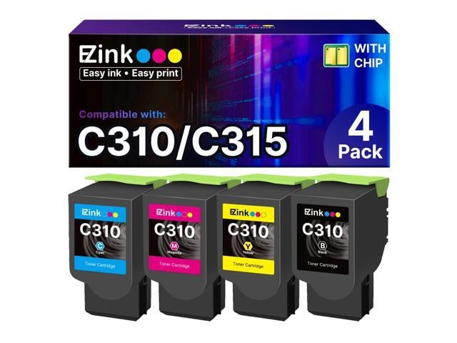 Compatible Replacement for Xerox C310/C315 Toner Cartridges 4 Packs C310/C315 High-Yield Toner Cartridge for Xerox C310 C310DNI C310DNIM C315...