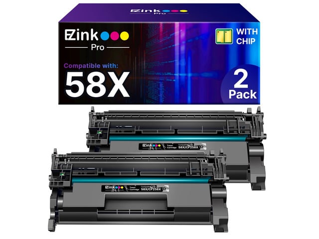 HP 58X HP Toner Cartridge High Yield Replacement for HP 58X CF258X 58A CF258A Compatible with HP LaserJet MFP M428fdw M428fdn M428dw M404 M428 Pro...