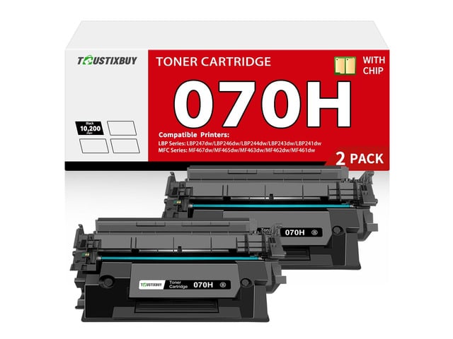 Canon 070H/070 high Yield Black Toner Cartridge Compatible for Canon 070H 070 CRG-070 Toner Cartridge with Canon imageCLASS MF465dw MF462dw LBP247dw...