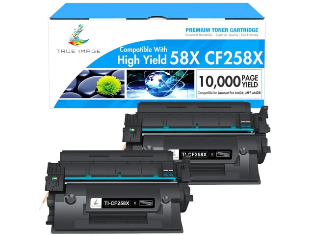 HP 58X CF258X Toner Cartridge Black M428fdw M428 M404 High Yield Replacement for HP 58X CF258X 58A CF258A for HP LaserJet Pro M404n M404dn M404dw...