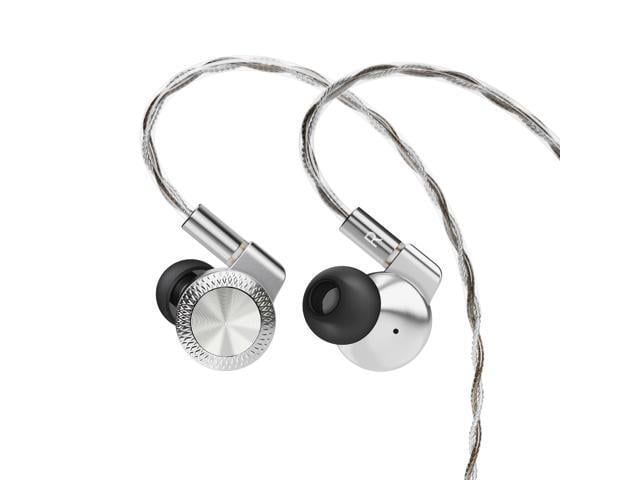T10 Pro in-Ear Monitor, Dual Magnetic Circuit 14.2mm Planner Driver HiFi IEM Earphones, Wired Gaming Earbud with Full Metal Housing, Detachable OFC...