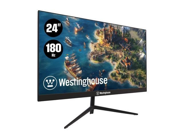 AMD 24 Inch Gaming Monitor, IPS, 180Hz, 1ms, Built in Speakers, HD 1080P, 110% sRGB, AMD FreeSync, Eyecare, Computer Monitor for Office, PC & Console...