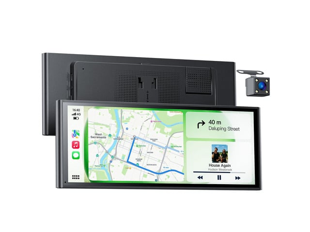 Apple 9.26' Wireless Car Play Screen for Apple CarPlay & Android Auto, Portable Car Tablet with Backup Camera, Mirror Link, OTA Updates, Bluetooth 5.2,...