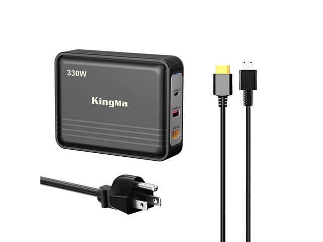 MSI 330W (20V/16.5A) GaN Gaming Laptop Charger for MSI Vector GP68 HX/GP78 HX,PD 3.0 Fast Charging Adapter with 11 * 4.0mm Cable Port, Compatible with...