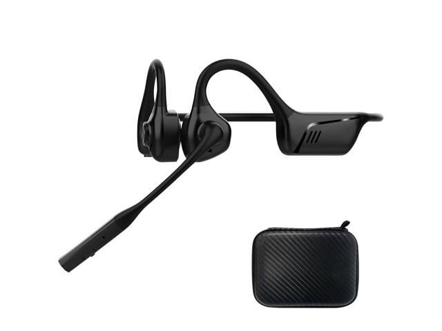Open-Ear Bluetooth Wireless Trucker Headset with Microphone Bluetooth Headphones with Noise Cancelling Mic, Wireless Headset with Mic for Work,...