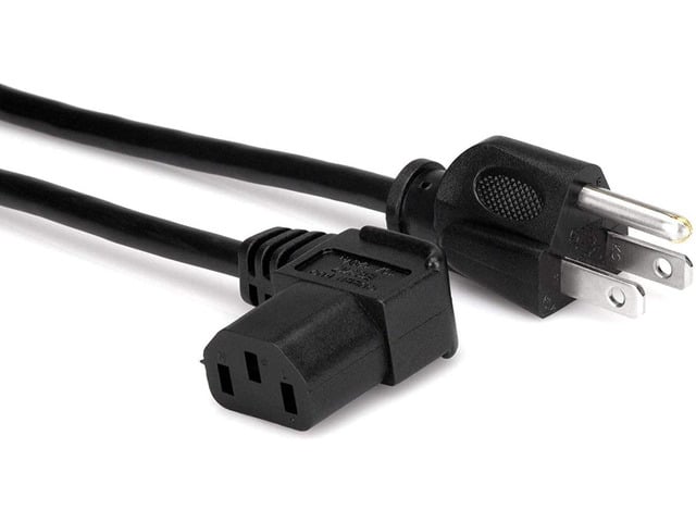 HP 3 FT 3 Prong Right Angled AC Power Cord Cable Plug for HP LaserJet Enterprise 600 Printer M602dn