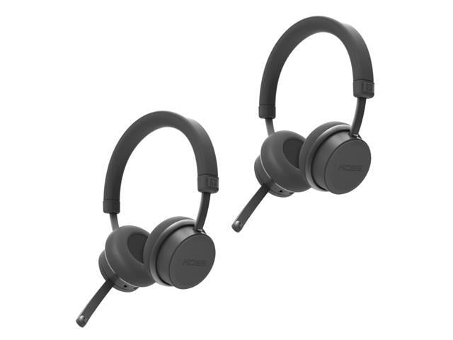 CS340BT QZ Wireless Bluetooth Communication Headset, Noise Cancelling On-Board Controls, Soft Leatherette Cushions, Environmental Noise...