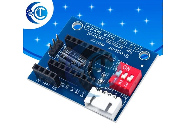 CLT Stepper Motor Driver Shield: 3D Printer Control Extension Board Compatible with A4988/DRV8825