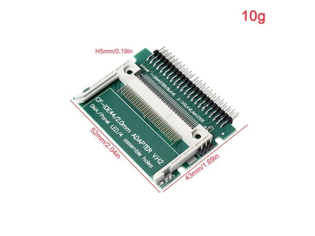 CF Adapter Card CF to IDE SSD HDD Adapter Module Compact Flash CF Memory Card to 2.5-inch 44Pin IDE Laptop SSD HDD Adapter Card
