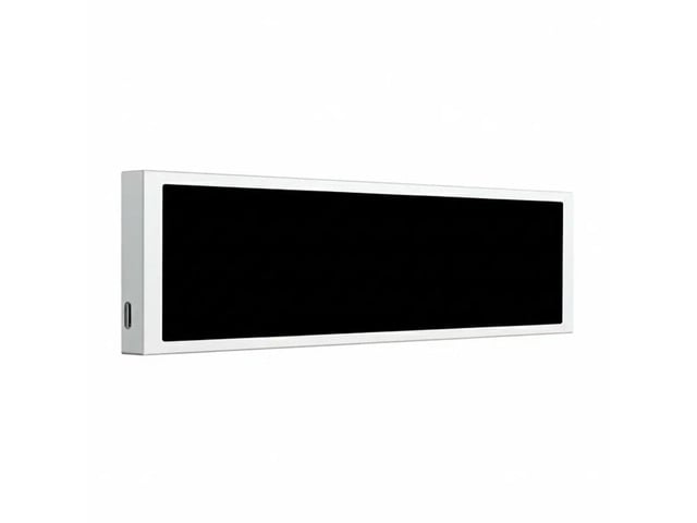 D92 Computer Case Sub-Screen 9.2-Inch Long Strip Screen CPU Temperature Monitor Performance Monitoring DIY Theme White