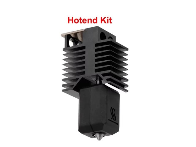 For U1 Hotend Kit Integrated Integral Hotend 3D Printer Part with Hardened Steel Nozzle 0.6mm