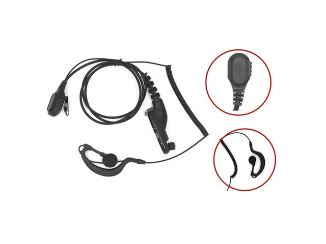 Protable PTT Mic Earpiece Headset Earphones Replace for DP4800 DP4801 DP4600 DP4601 Walkie Talkie Accessories