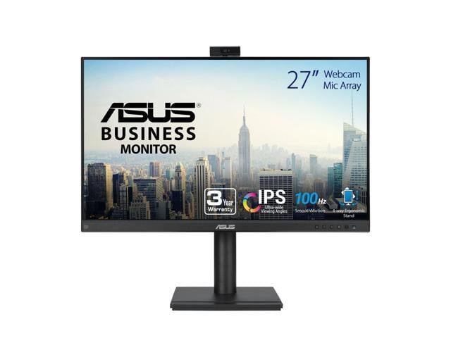 27 1080P Video Conferencing Monitor (BE279QFK) - Full HD, IPS, 100Hz, Frameless, Built-in Webcam, Mic Array, Speaker, Height Adjustable, Ergonomic...