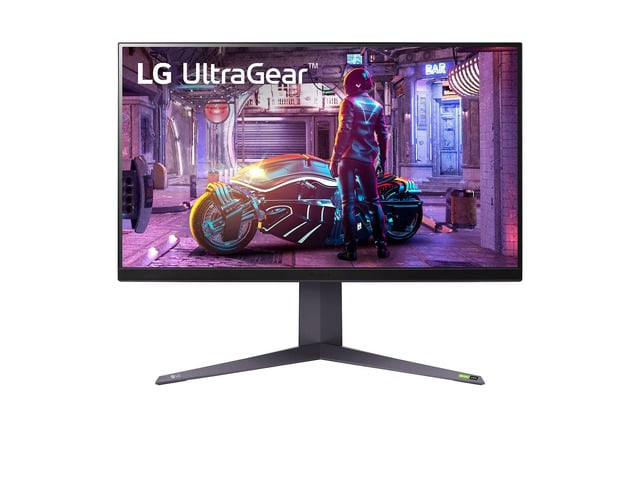 AMD Ultragear FHD 32-Inch Gaming Monitor 32GN50R, VA 5ms (GtG) with HDR 10 Compatibility, NVIDIA G-SYNC, and AMD FreeSync Premium, 165Hz, Black