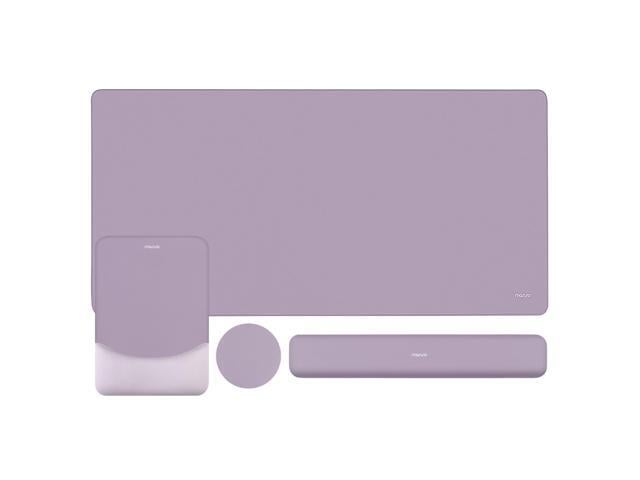 Keyboard Mouse Pad Set, Large Gaming Mouse Pad & Keyboard Wrist Rest Rectangular Mousepad with Wrist Rest & Coaster, Ergonomic Non-Slip & Easy Typing