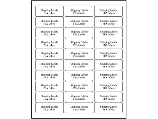 Address Labels for Inkjet Printers 1' x 2-5/8', Pack of 6000 Labels