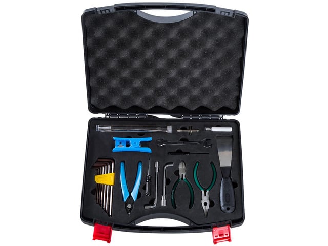 3D Printer Tool Box Kit, 35Pcs Case Includes 18 Types of Tools Screwdriver/Wrench/Pliers/Needle/SD Reader 3D Printing ABS Storage Toolbox Set for...