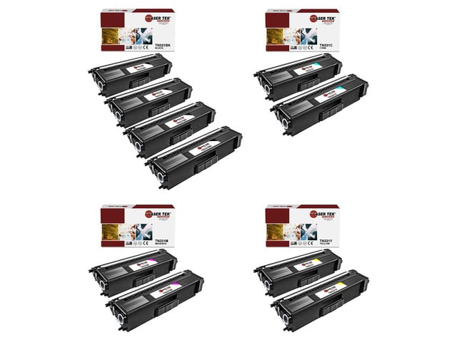 Laser Tek Services Compatible Toner Cartridge TN331BK TN331C TN331M TN331Y