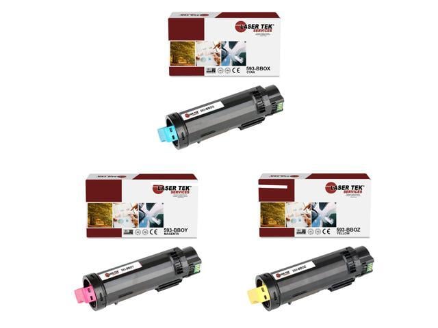 Laser Tek Services Compatible Toner Cartridge 593-BBOX 593-BBOY 593-BBOZ