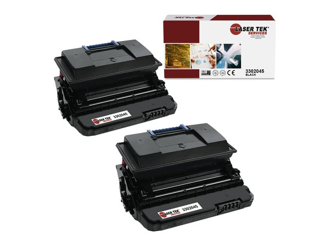 Laser Tek Services 5330 Compatible Black Toner Cartridge 3302045 2PK