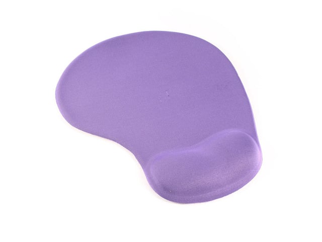 Unique Bargains Notebook Purple Gel Comfort Wrist Rest Cushion Anti Slip Mouse Mice Pad Mat
