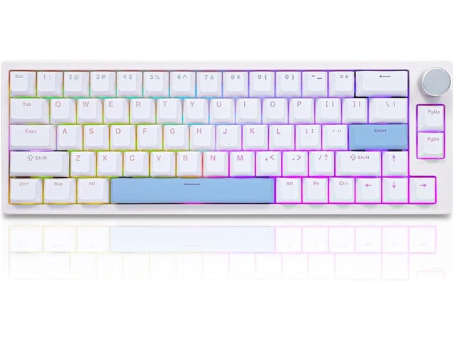 BOYI 66Pro Rapid Trigger Magnetic Switch 65% Mechanical Keyboard,Hall Effect Gasket-Mounted RGB HotSwap Hyper-Fast Adjustable Actuation Wired...