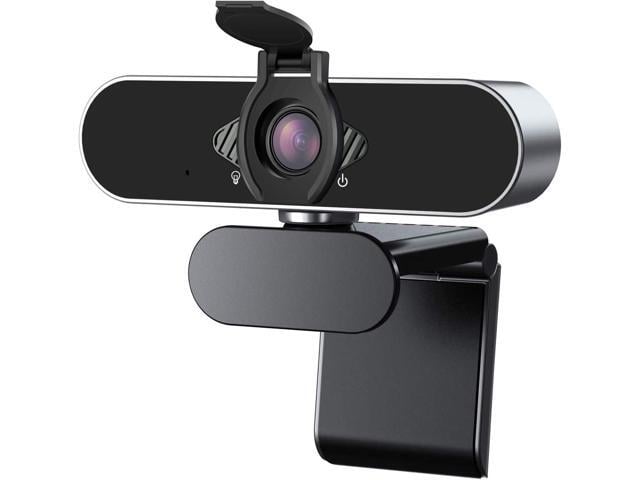 Webcam 1080P HD with Microphone & Privacy Cover, USB Web Cam with Live Streaming HD Video for Mac, PC, Computer and Laptop, Wide Angle Lens 1080P...