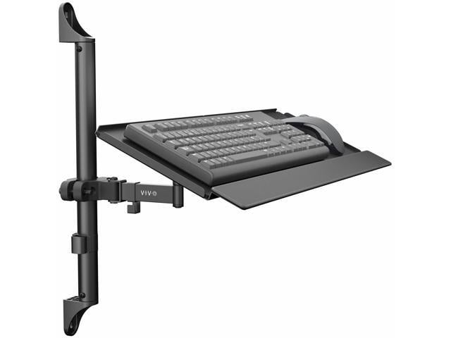 VIVO Steel 26 Inch Tilting Keyboard Tray Wall Mount, Keyboard and Mouse Platform