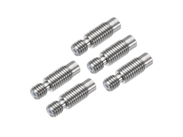 M6x22.5mm Extruder 1.75mm Throat Tube for V6 Makerbot 3D Printer W PTFE Pipe 5pc
