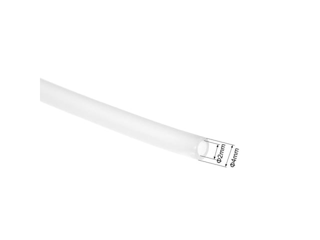PTFE Tube 26Ft - ID 2mm X OD 4mm Fit 1.75 Filament for 3D Printer White