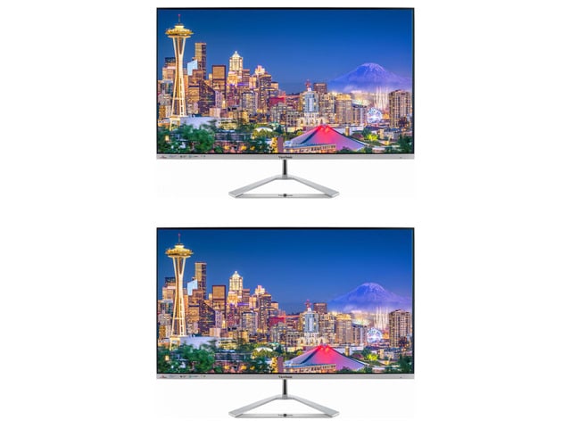 ViewSonic VX3276-2K-MHD 32-inch 2560 x 1440 WQHD 2K LCD IPS Monitor, 2-Pack Bundle with Eye-Care, HDMI, DisplayPort, Mini-DisplayPort, Speakers