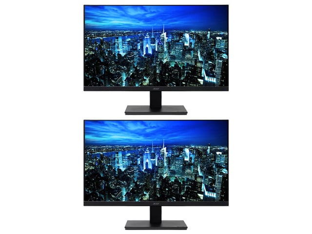 Acer Vero V7 V277YU E BMIIPX 27-inch 1440P 2K Quad HD IPS 100 Hz 4 ms Widescreen LCD Monitor, 2-Pack bundle with Adaptive Sync, Eye Care, HDMI,...