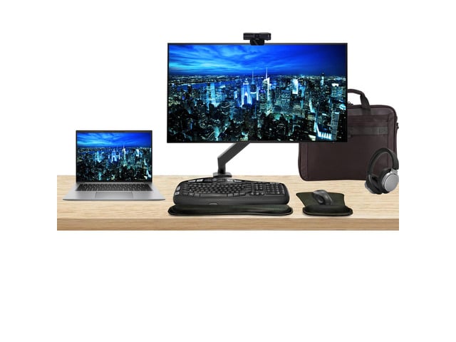 HP Notebook ZBook Firefly G10 14' Ryzen 7 Pro, 32GB RAM, 1TB SSD, Windows 11Pro, Z Display Z32k 32' 4K Monitor Bundle, Mount, Keyboard, Mouse,...