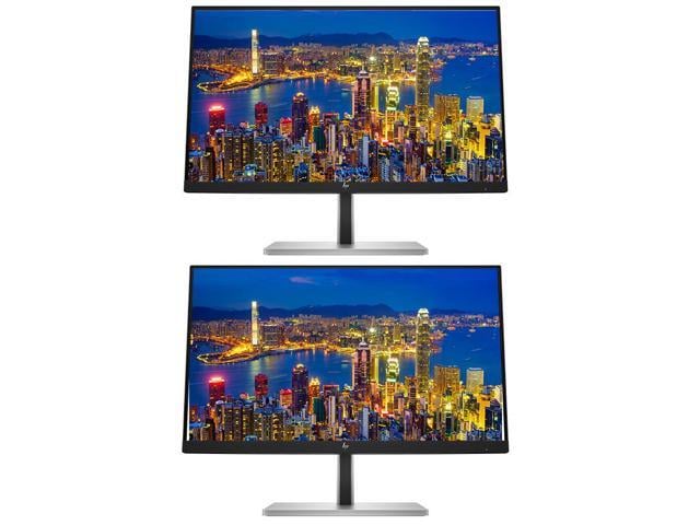 HP EliteDisplay E24t G5 24 inch Full HD LED-Backlit LCD IPS Advanced In-Cell Touch Monitor, 2-Pack Bundle with HDMI, USB Hub, and Display Port