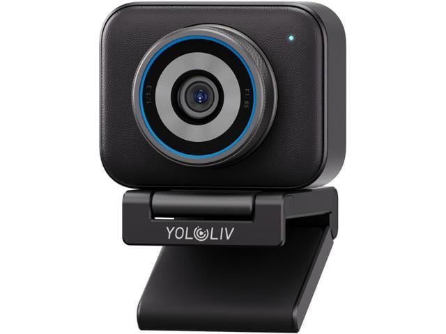 YoloLiv YoloCam S3 4K Ultra HD AI-Powered Live Streaming Webcam, Black