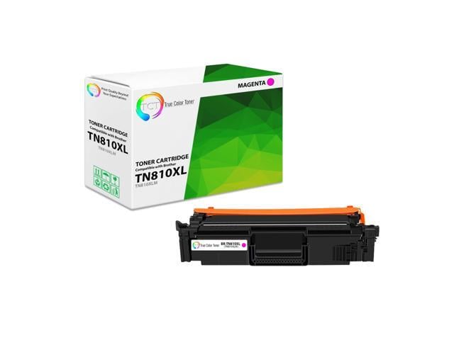 Brother True Color Toner TN810XL Magenta Toner Cartridge - Premium Compatible Replacement for Brother TN-810XL Magenta High Yield Works With Brother...