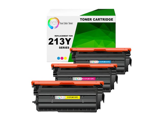 HP TCT 213Y Color Jumbo Toner Cartridge 3 Pack - Premium Compatible Replacement for HP 213Y Super High Yield Works With HP Color LaserJet Enterprise...