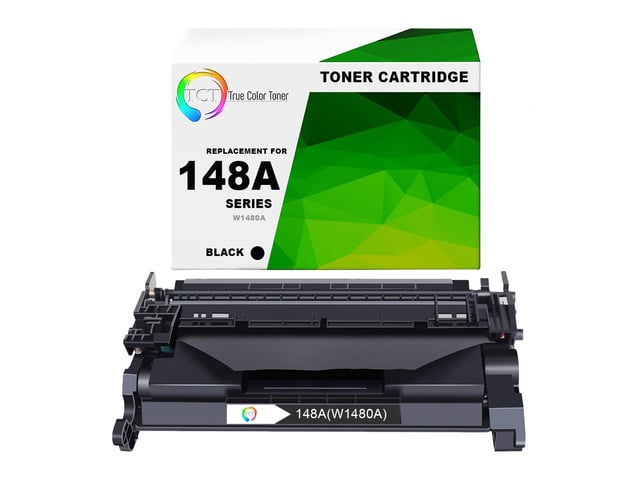 HP True Color Toner 148A Toner Cartridge - Premium Compatible Replacement for HP 148A W1480A Black Works With HP LaserJet Pro 4001 4001dn