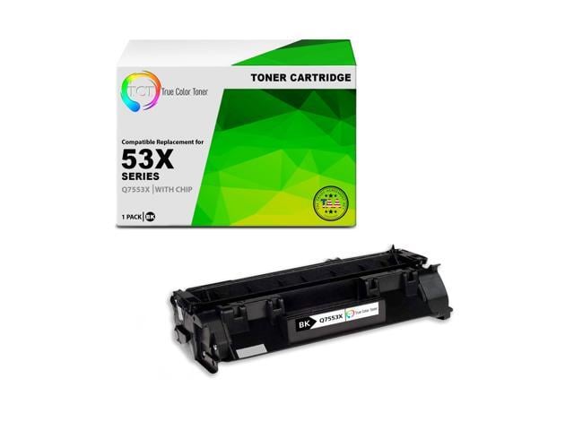 HP TCT 53X TAA Compliant Toner Cartridge - Premium Compatible Replacement for HP 53X Q7553X Black High Yield Works With HP LaserJet P2014 P2014N...