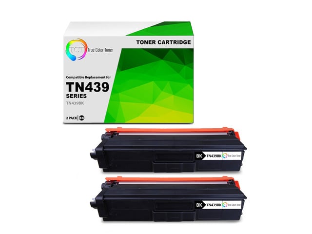 Brother TCT TN439 Black Toner Cartridge 2 Pack - Premium Compatible Replacement for Brother TN439BK Black Ultra High Yield Works With Brother HL-L8360CDW...
