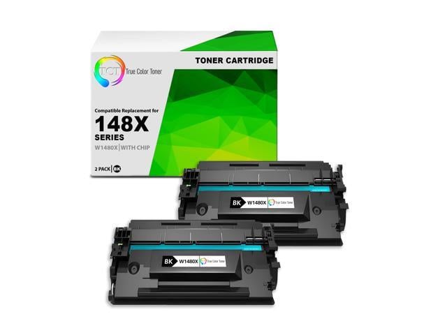 HP True Color Toner 148X Toner Cartridge 2 Pack - Premium Compatible Replacement for HP 148X W1480X Black High Yield for HP LaserJet Pro 4001 4001dn