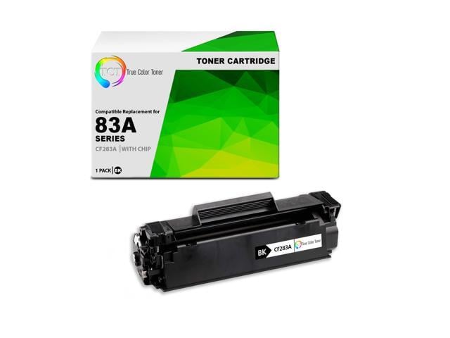 HP True Color Toner 83A Toner Cartridge - Premium Compatible Replacement for HP 83A CF283A Black Works With HP LaserJet Pro MFP M125 M126 M127 M128...