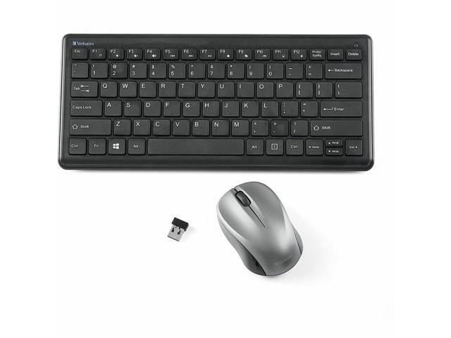 Verbatim Silent Wireless Compact Keyboard and Mouse Combo