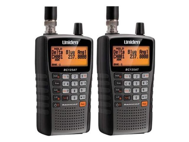 Uniden Bearcat BC125AT Handheld Scanner(2-Pack) with BNC Connector Antenna