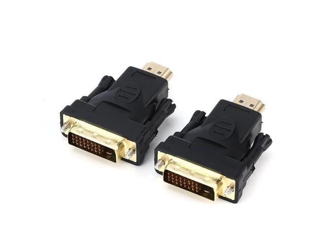 HDMI to DVI-D Adapter Video Cable-HDMI Male to DVI Male to HDMI to DVI Cable 1080p High Resolution LCD and LED Monitors