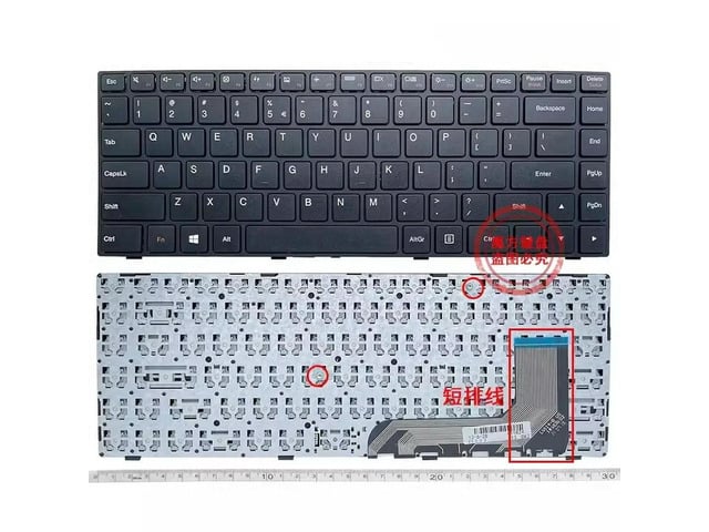 US Keyboard for100-14IBY Laptop English Keyboard