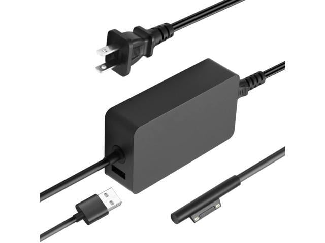 Microsoft 65W 44W AC Charger Fit for Microsoft Surface Pro 10 9 8 7+ 7 6 5 4 3 X Surface Laptop 7 6 5 4 3 2 1 Surface Book 3 2 1 Surface Go 4 3 2 1 Tablet...