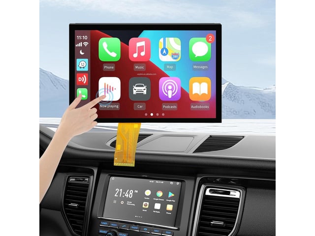 Replacement for Jeep Chrysler Dodge Ram 1500 2500 3500 2017-2020 LA084X01-SL01 LA084X01SL02 8.4' for Uconnect 4C UAQ LCD Monitor Touch Screen...