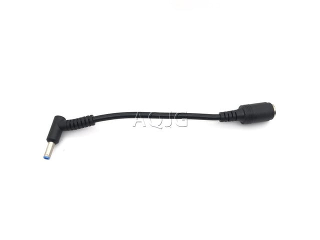 HP 10cm DC 7.4*5.0mm To 4.5*3.0mm Power Charger Converter cable Right Angle Connector For HP Laptop Power Plug