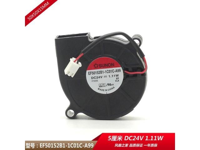 For Sunon 3D Printer Blower Fan 5015 DC 24V 0.41A Double Ball Bearing Fan Centrifugal DC Cooling Turbo Fan EF50152B1-1C01C-A99